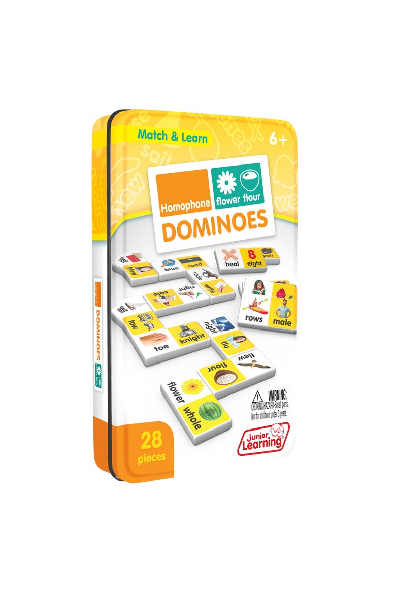 Homophone Dominoes Language Arts, Main, color, Multicolored