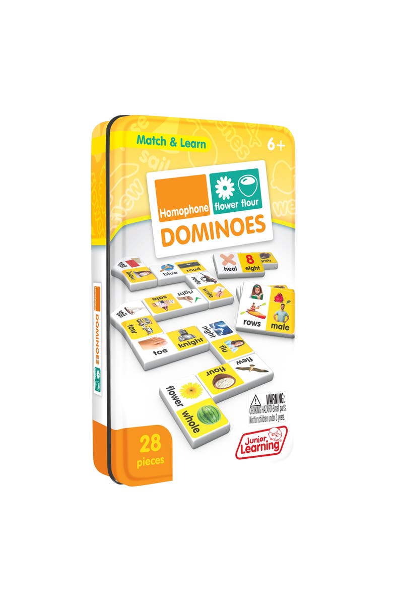 Junior Learning Homophone Dominoes Language Arts, Main, color, 