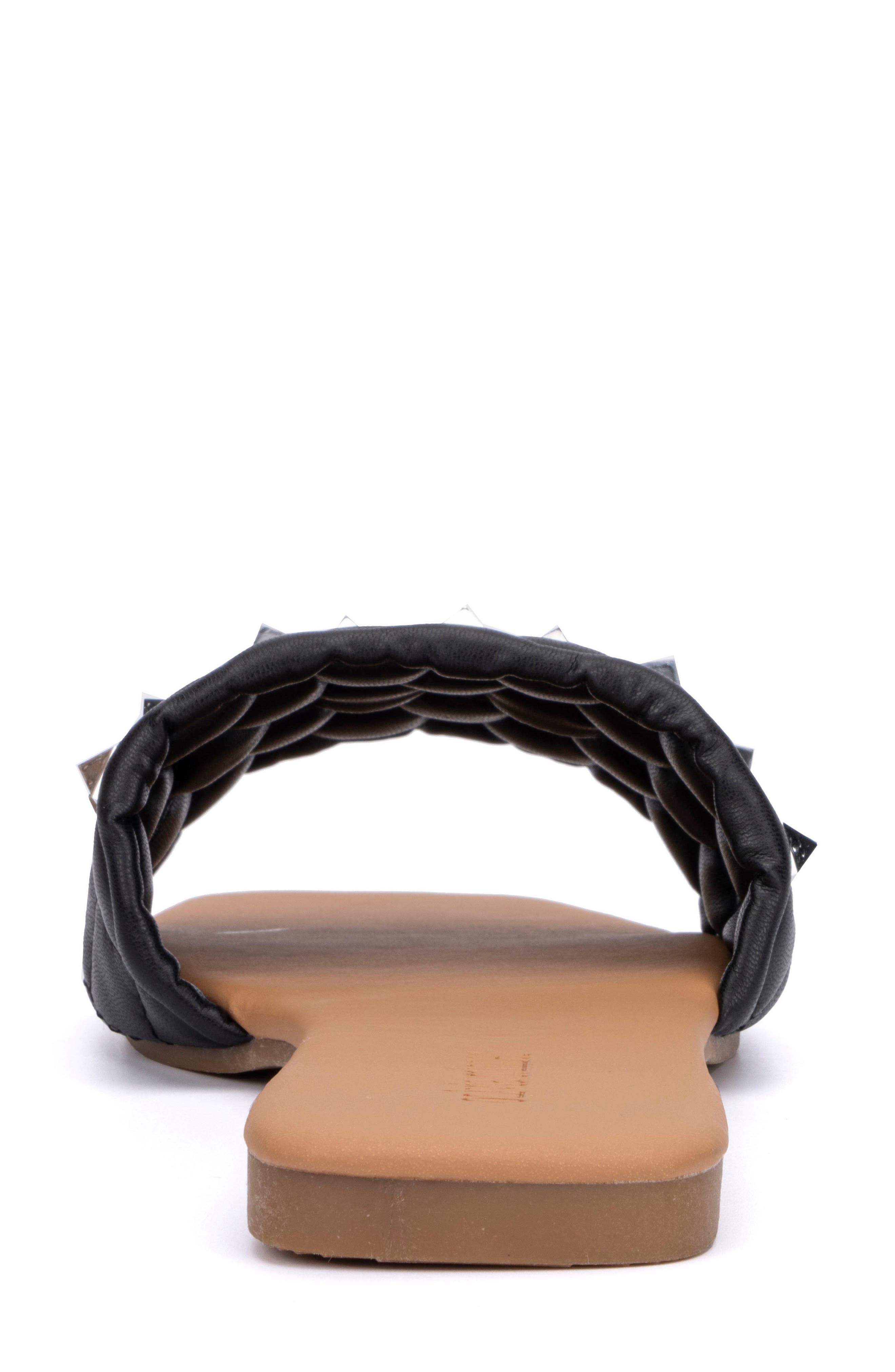 OLIVIA MILLER Shelly Quilt Stud Sandal, Alternate, color, 