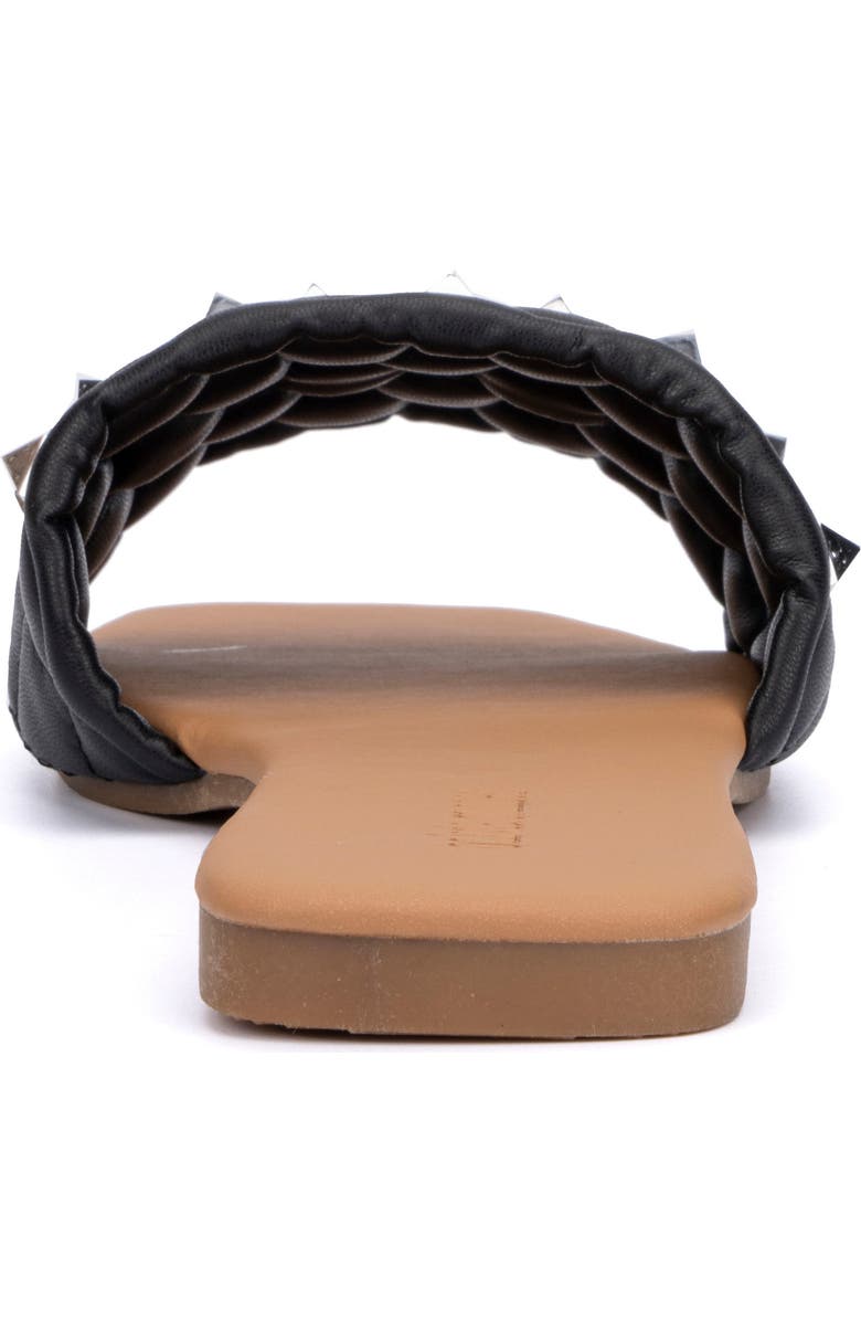 OLIVIA MILLER Shelly Quilt Stud Sandal, Alternate, color,