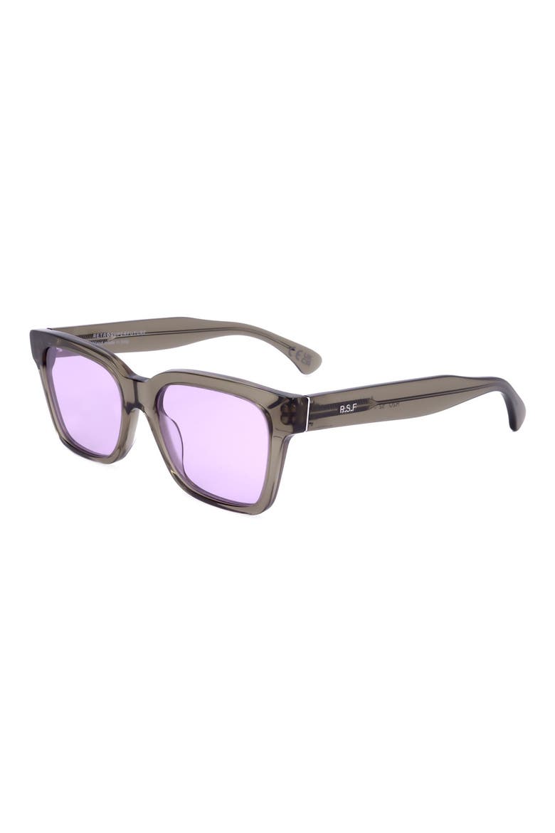 53mm Rectangular Sunglasses, Alternate, color, GREY
