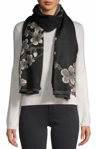 SAACHI Floral Reversible Scarf