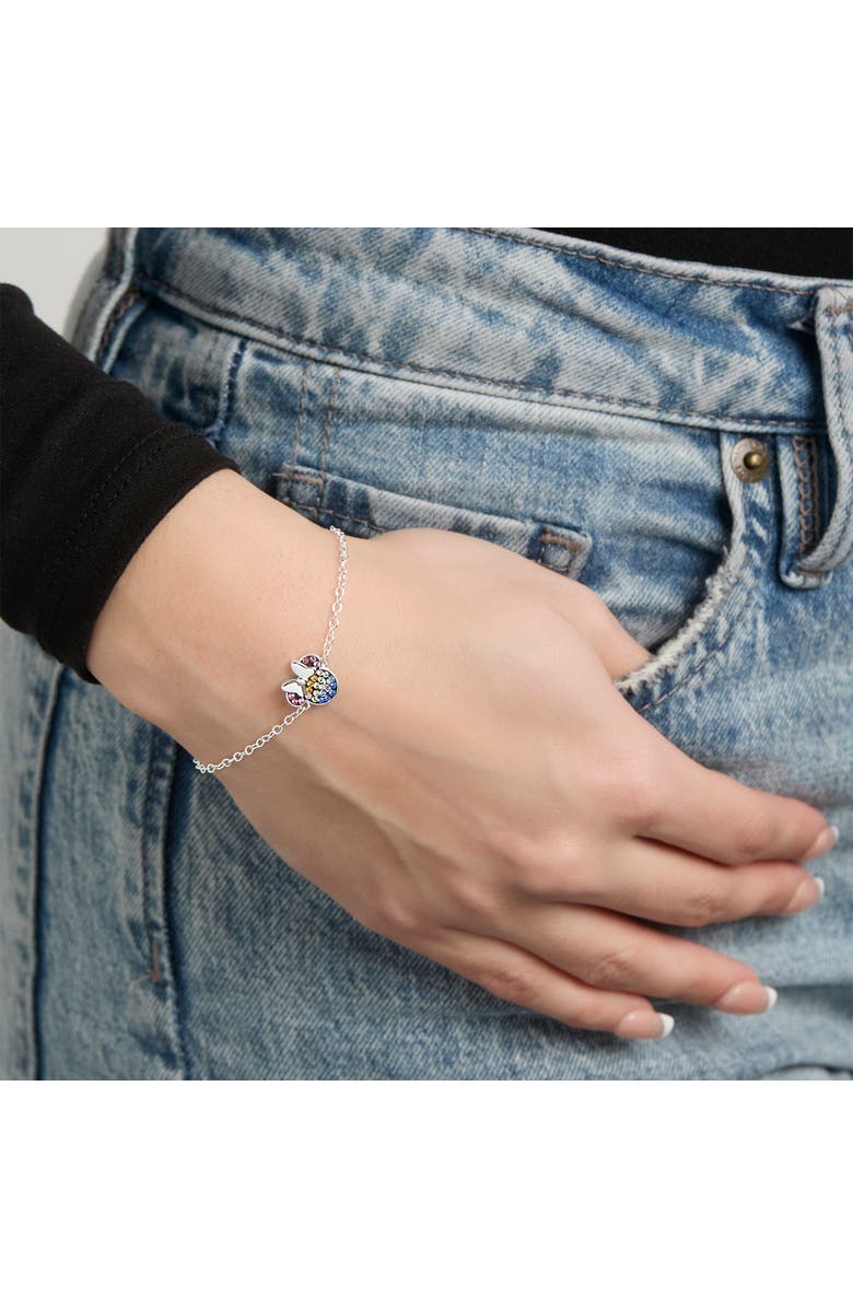 Disney 925 5.5+1.2" EXT. MINNIE MOUSE MULTI-CRYSTAL BRAC, Alternate, color, Multicolor