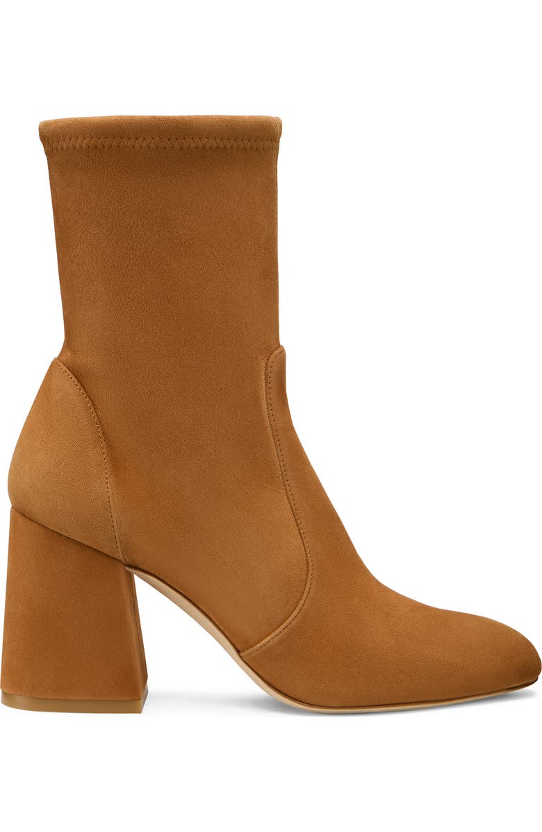 Stuart Weitzman Essentialist Stretch Bootie, Alternate, color, Hazel Suede