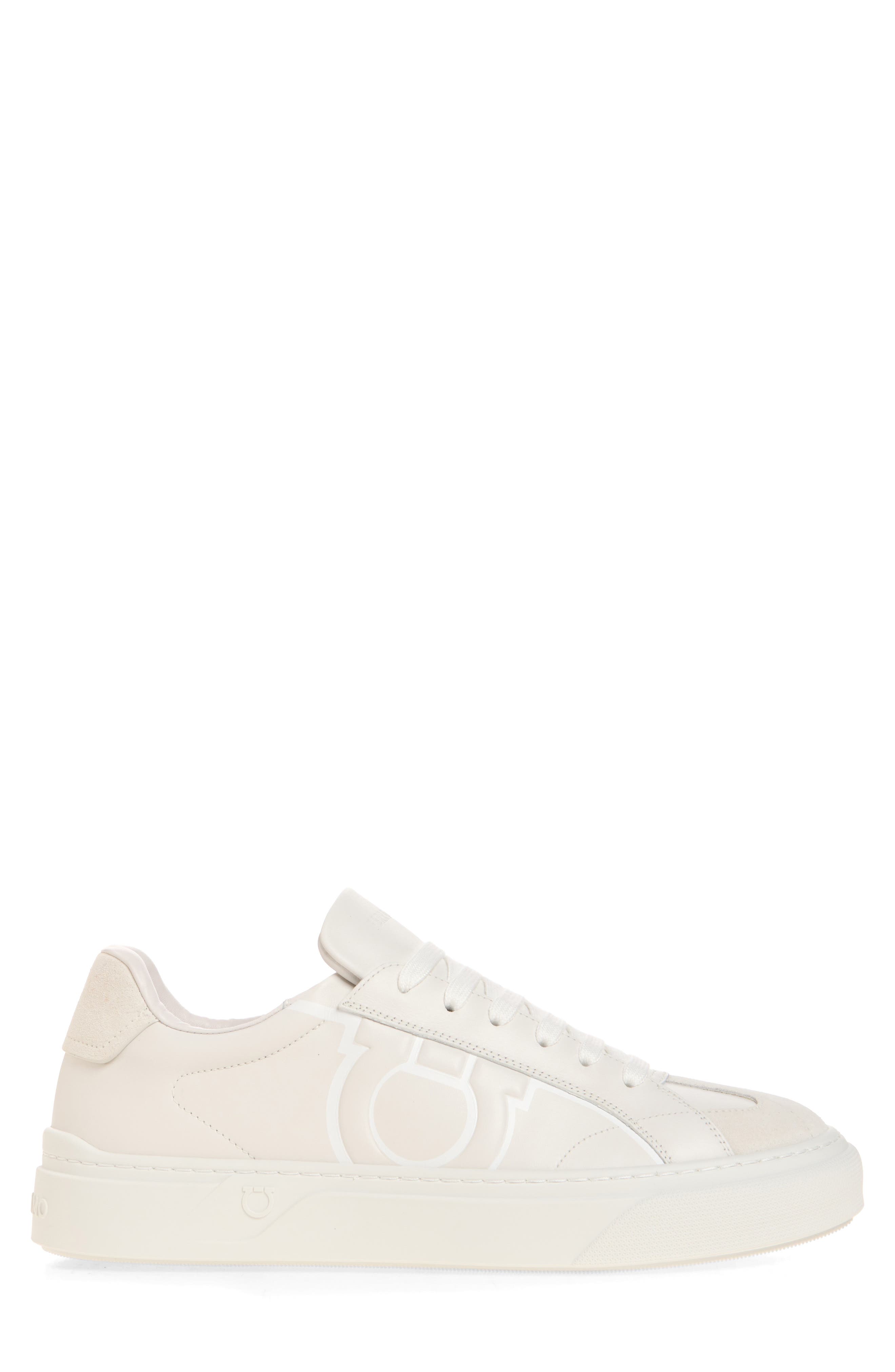 Thor Gancio Embossed Low Top Sneaker, Alternate, color, BIANCO 511 BIANCO OTTICO