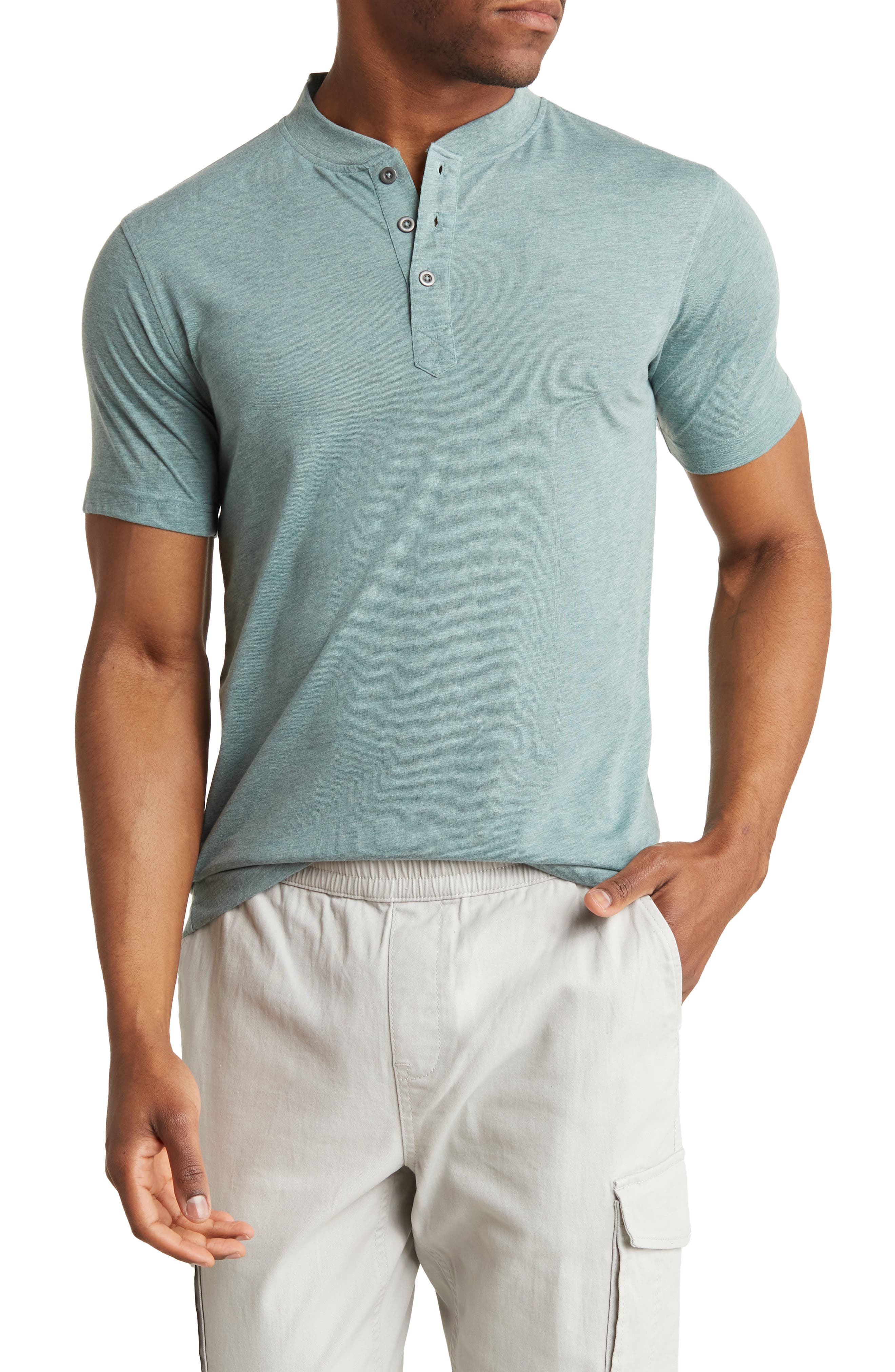Vintage 1946 Slub Jersey Knit Henley (Men) | Nordstromrack