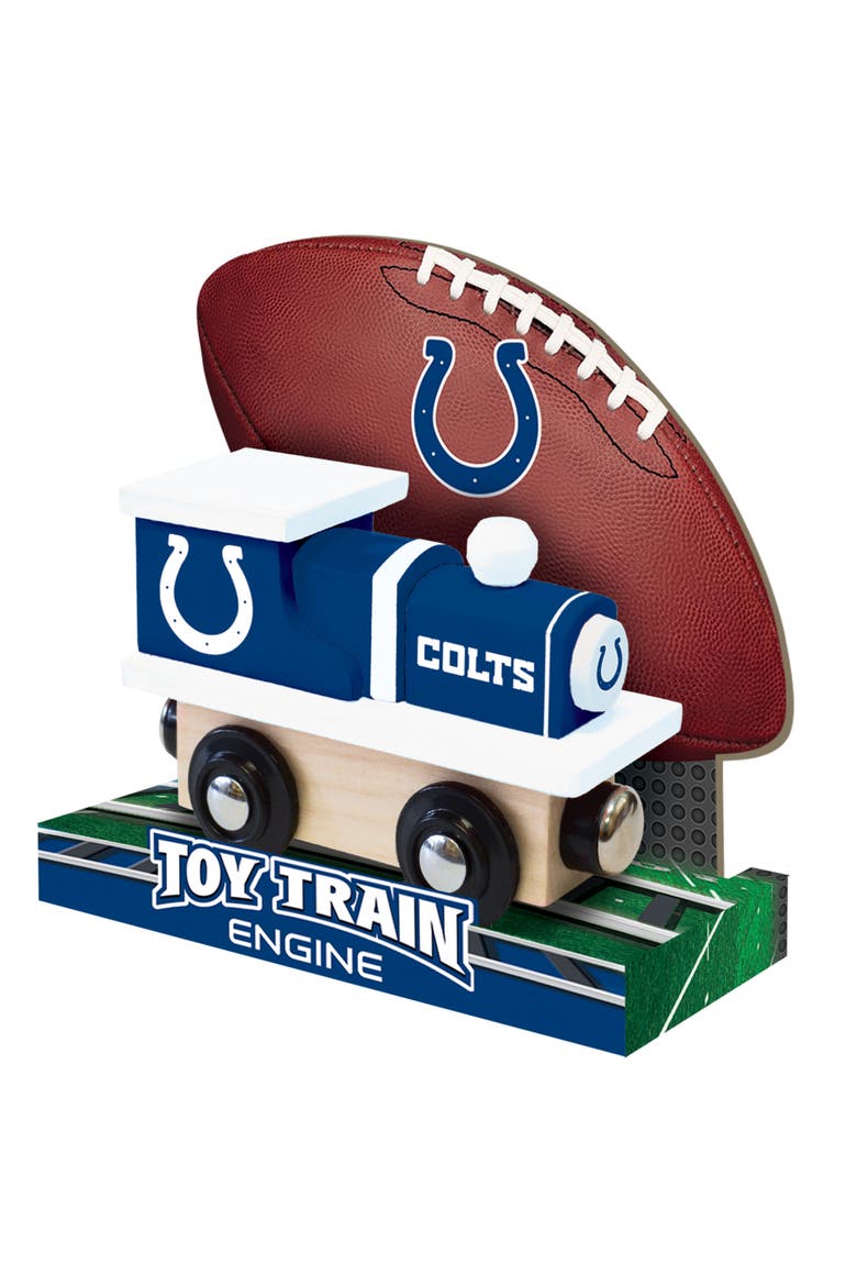 Indianapolis Colts Toy Train Engine, Alternate, color, Multicolor