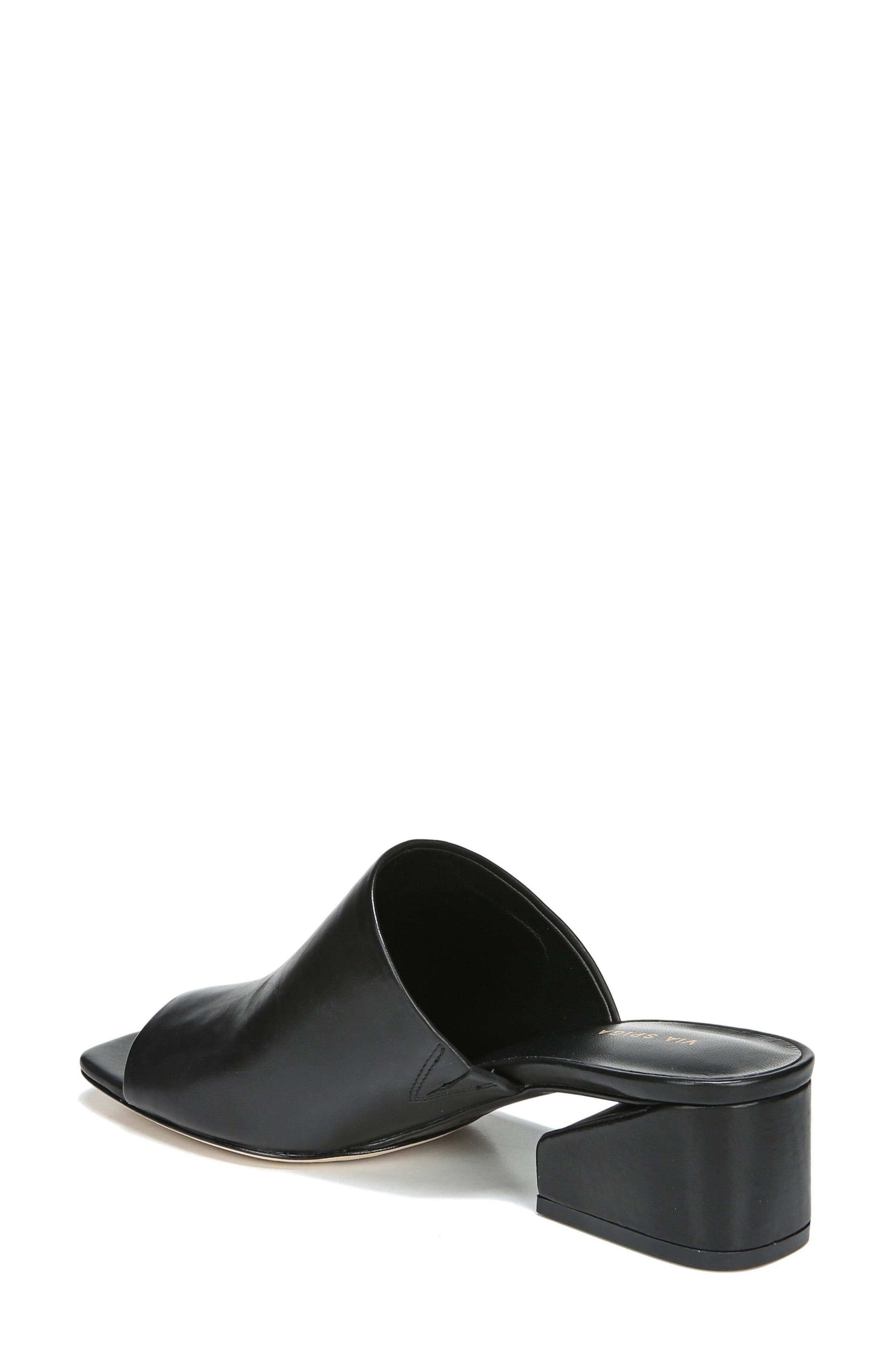 Via Spiga Porter Peep Toe Mule, Alternate, color, 