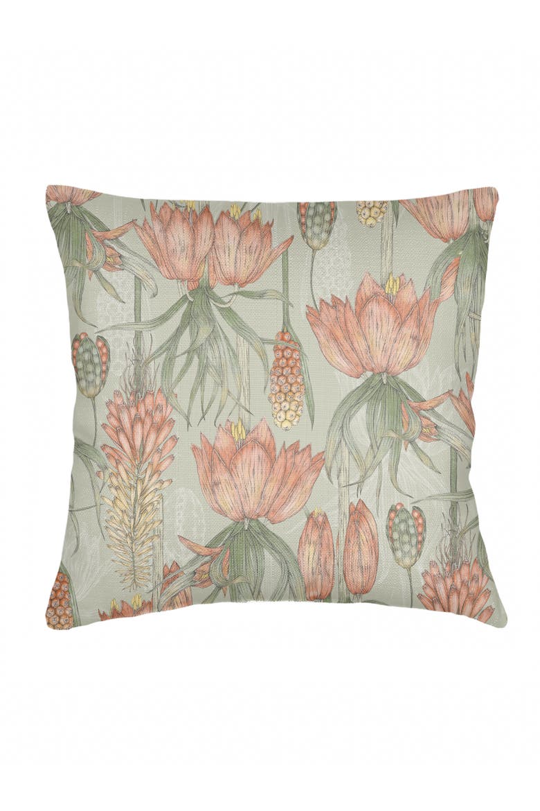 Island Orchard Linen Pillow Cover Only, Main, color, Sage Green