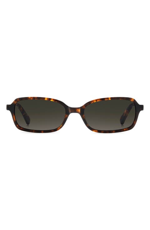 Carolina 53mm Rectangle Sunglasses