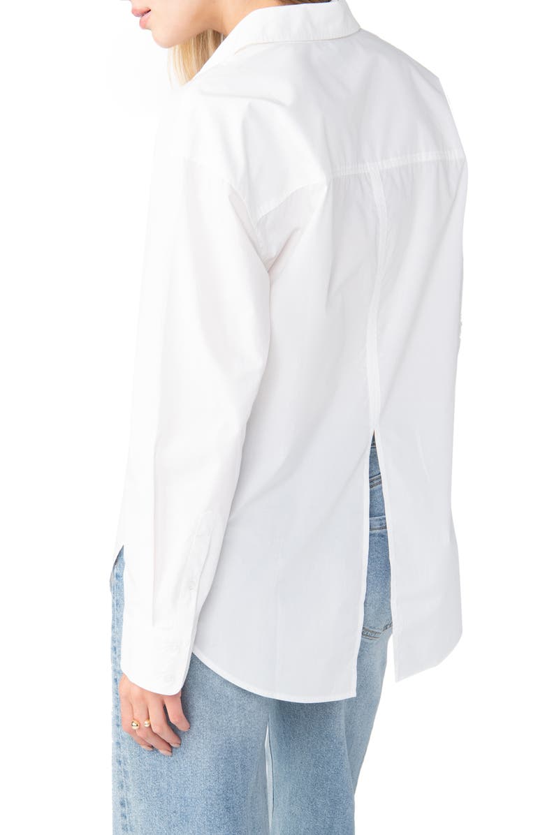 Sanctuary Slit Back Tunic Shirt, Alternate, color, 