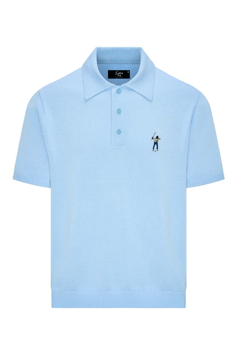 Polo Sweater, Main, color, BRUNNERA BLUE