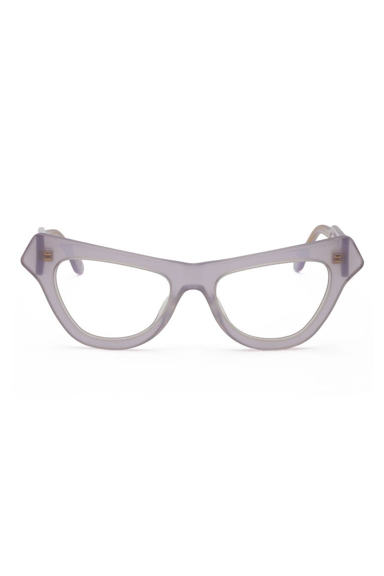 52mm Cat Eye Reading Glasses, Main, color, GREY