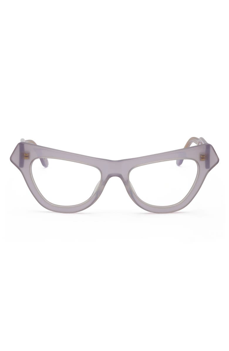 Marni 52mm Cat Eye Reading Glasses, Main, color, Grey