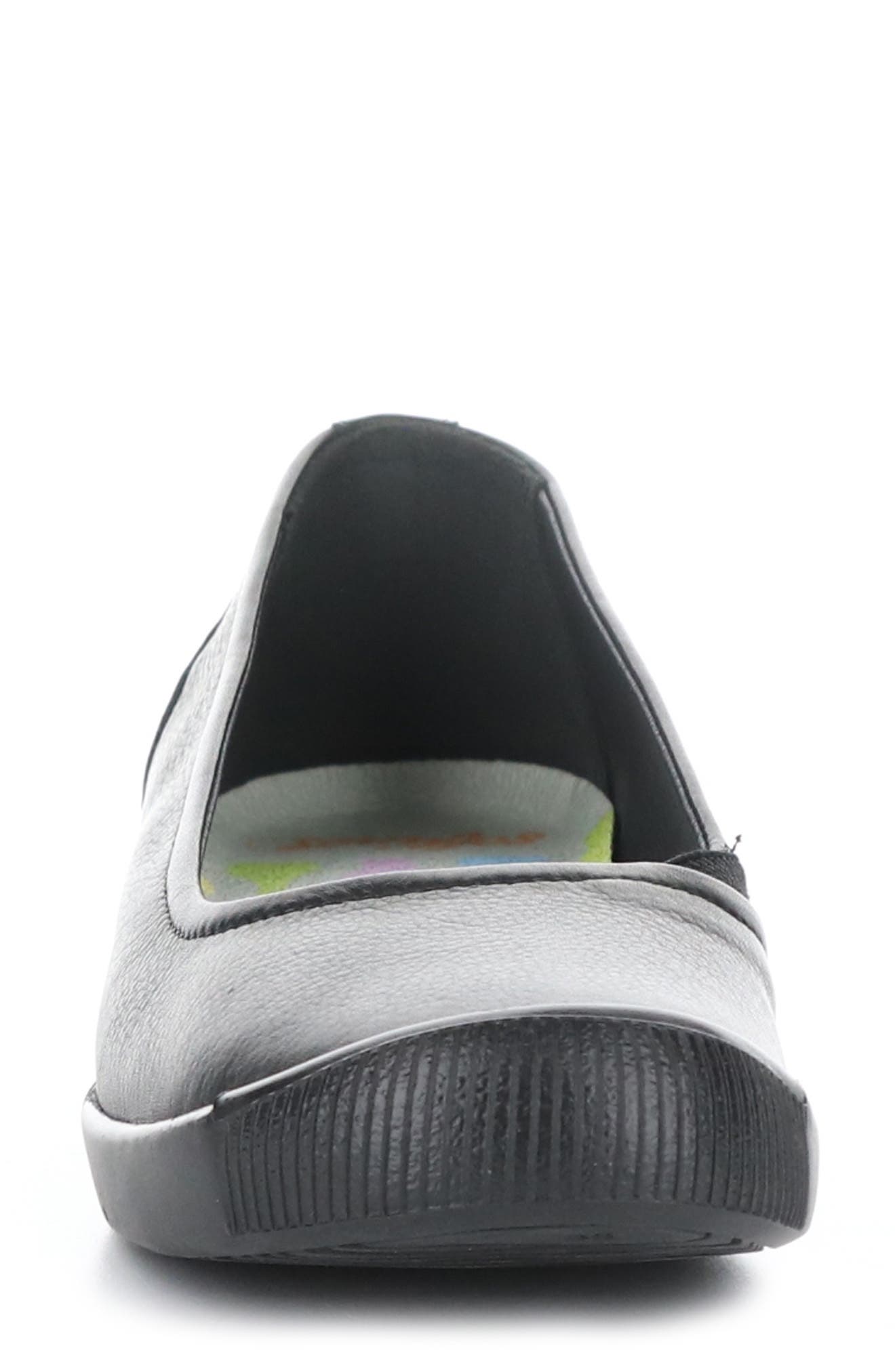 Softinos by Fly London Fly London Ilsa Ballet Flat, Alternate, color, 008 Black Smooth Lea