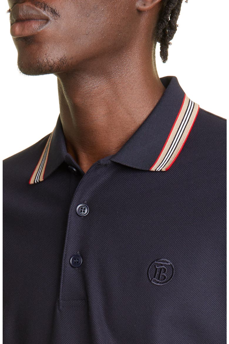 Men's Pierson Cotton Polo, Alternate, color, COAL BLUE