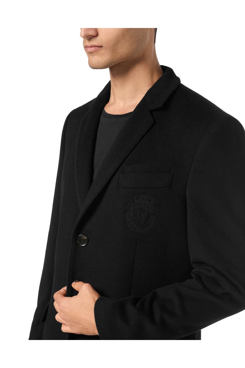 Long Cashmere Coat Men, Alternate, color, black
