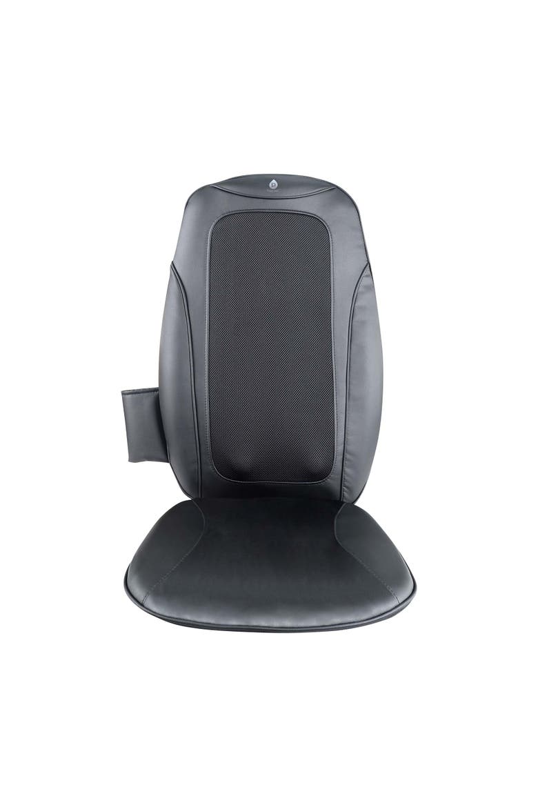Shiatsu Chair Massager with Vibration, Main, color, Black