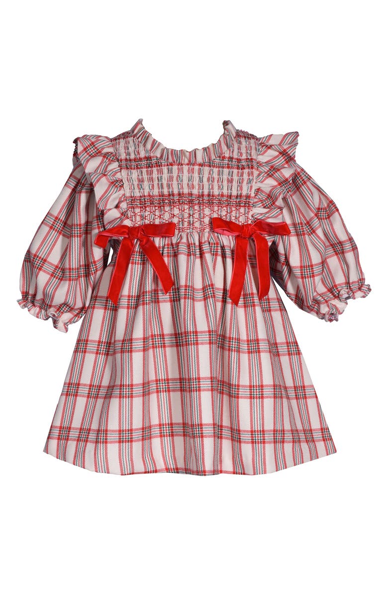 Iris & Ivy Plaid Smocked Dress, Main, color,