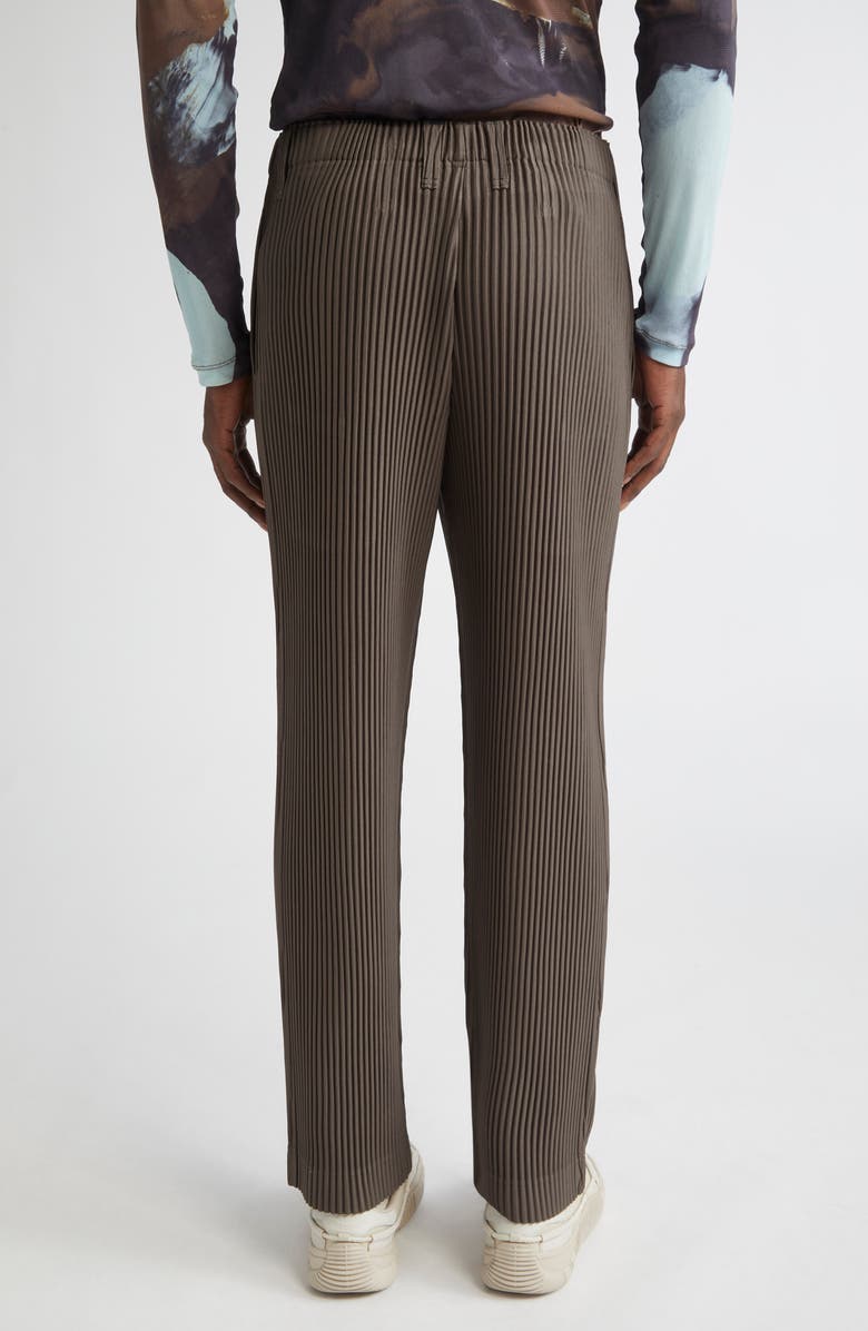 Homme Plissé Issey Miyake Tailored Pleats 2 Straight Leg Pants, Alternate, color, Mudstone Gray