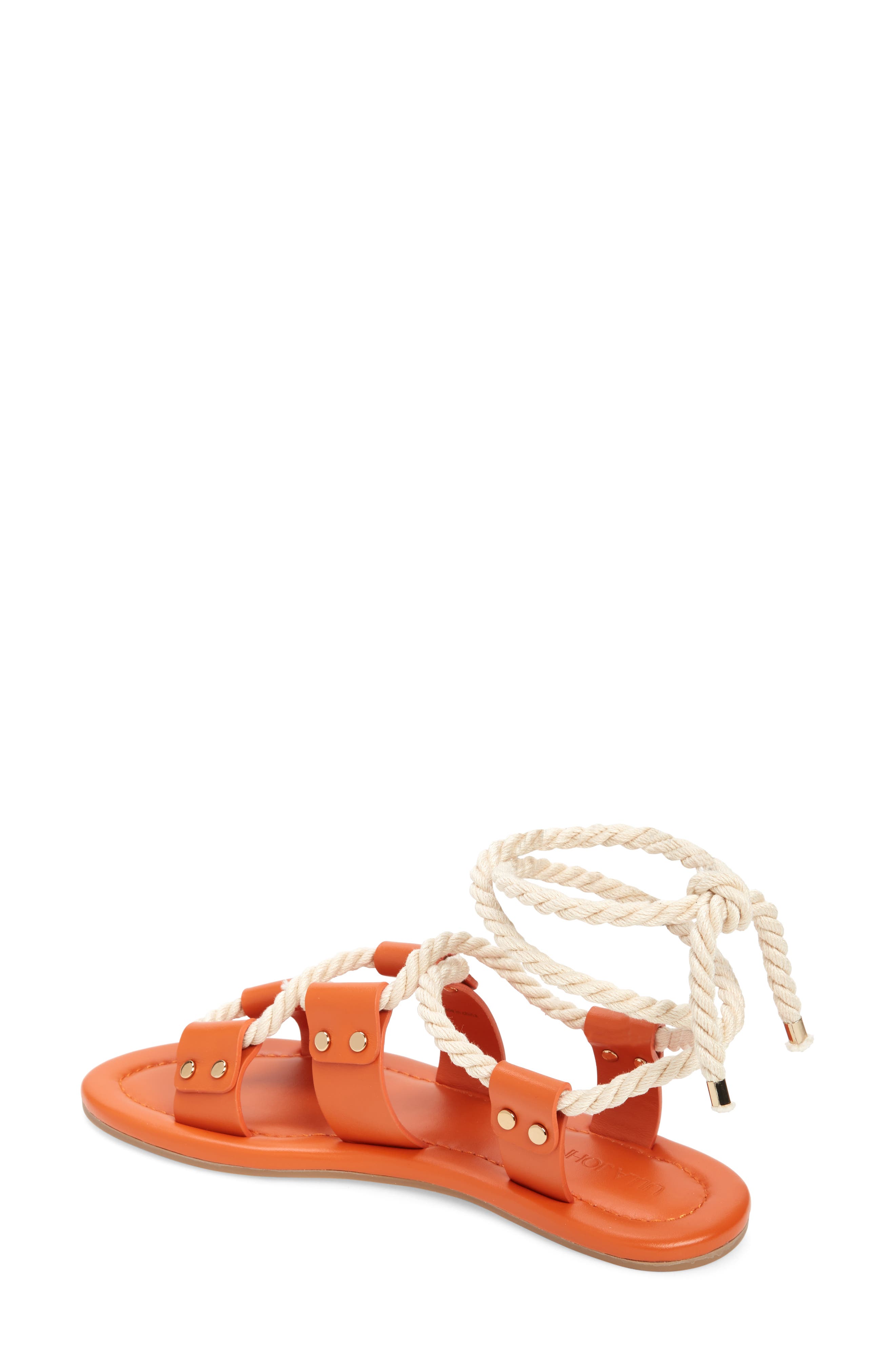 Ulla Johnson Rope Ankle Tie Sandal, Alternate, color, 