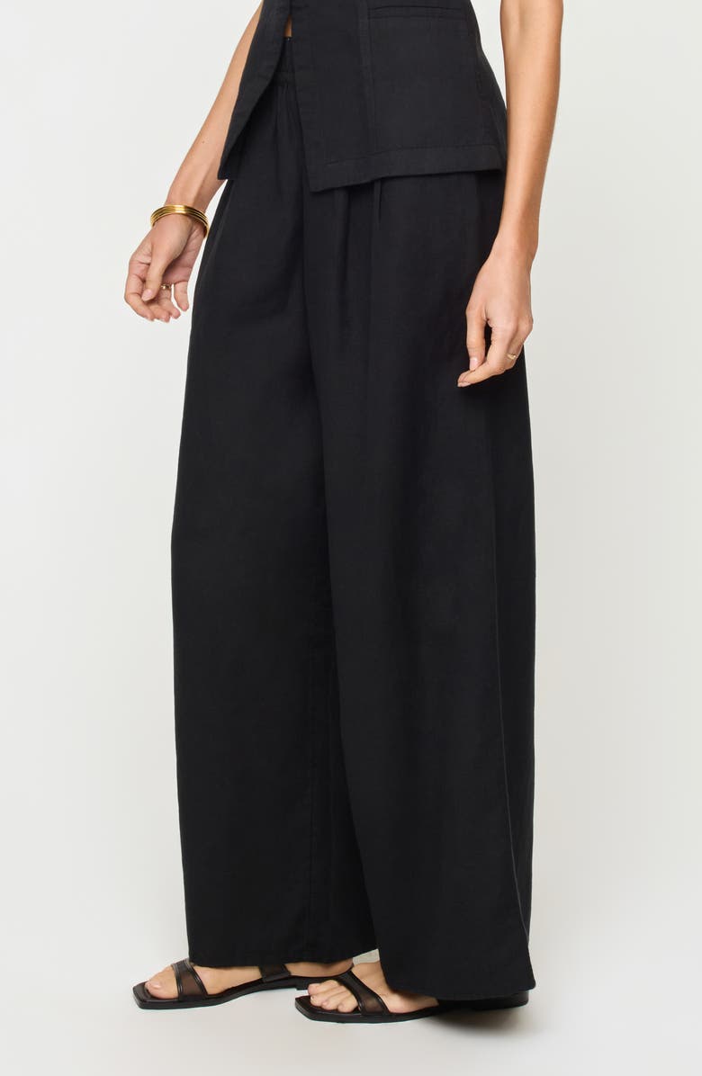 LSPACE Palma Wide Leg Pants, Alternate, color, Black