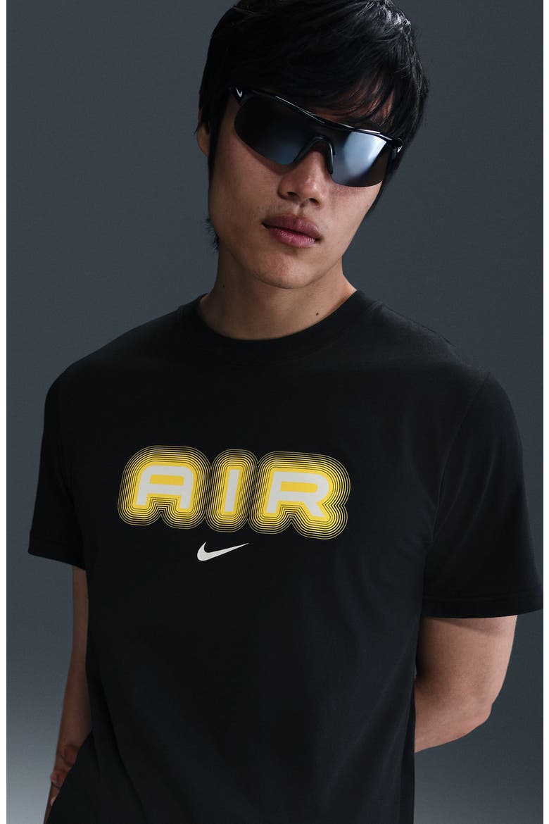 Air Graphic T-Shirt, Alternate, color, BLACK