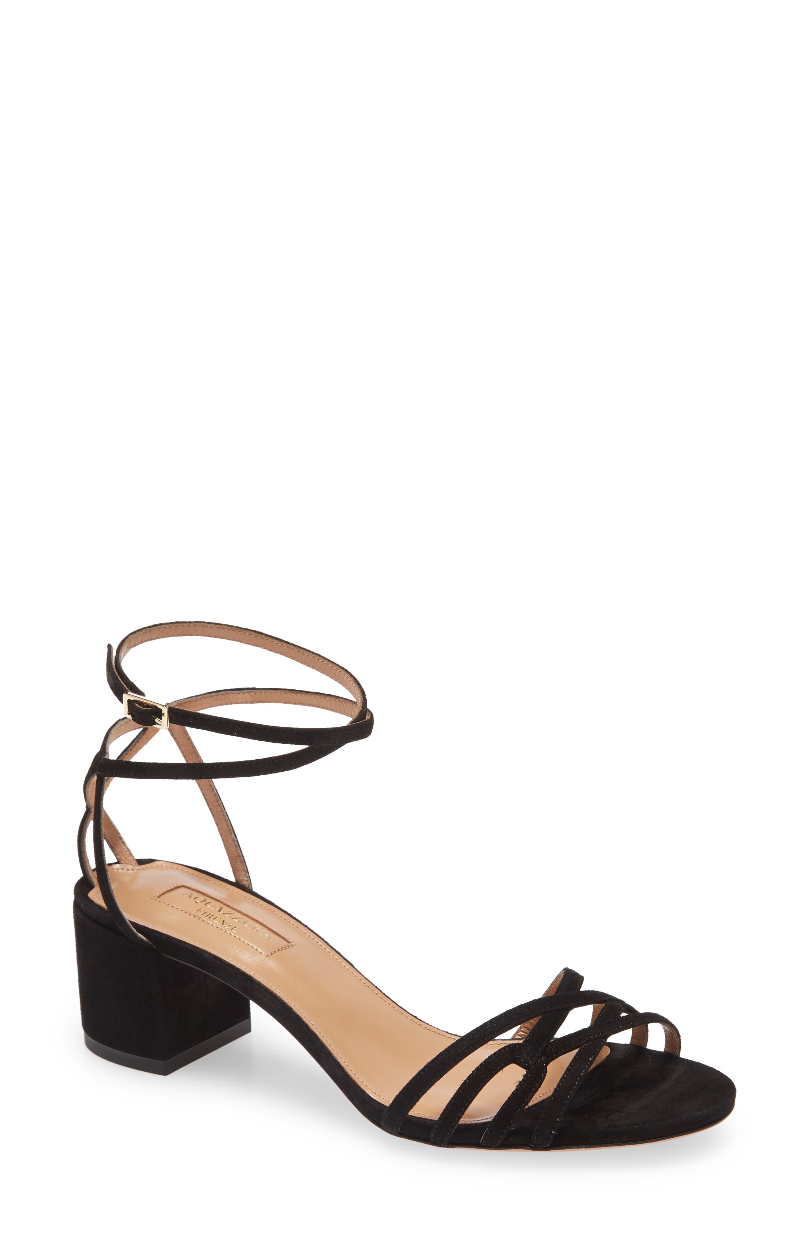 Aquazzura First Kiss Block Heel Sandal, Main, color, 