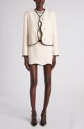 Valentino Garavani Crepe Couture Wool & Silk Jacket