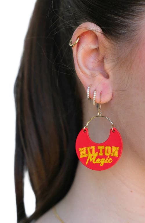 Nickel & Suede University Ninas Earrings