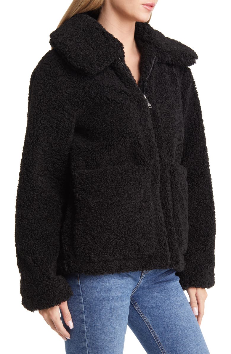 Sam Edelman Fleece Teddy Jacket, Alternate, color,