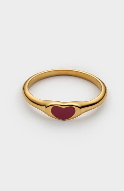 Rouge Heart Ring