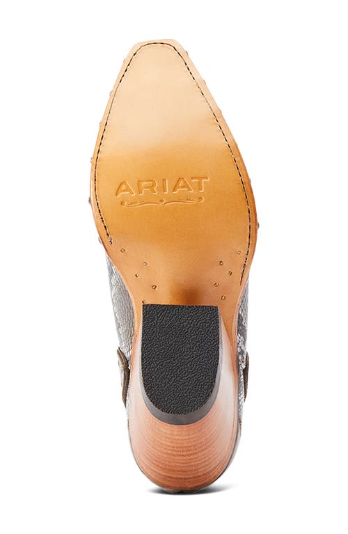 Ariat Greeley Western Bootie In Animal Print
