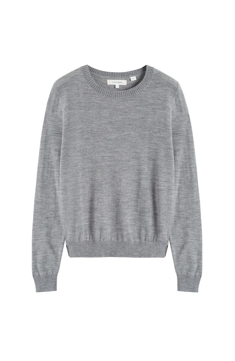 Chinti & Parker Pure Merino Ultra Fine Crew Neck Sweater, Alternate, color, 