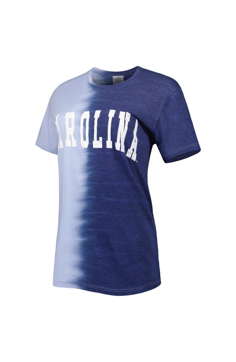 GAMEDAY COUTURE Women's Gameday Couture Navy North Carolina Tar Heels Find Your Groove Split-Dye T-Shirt, Alternate, color, 