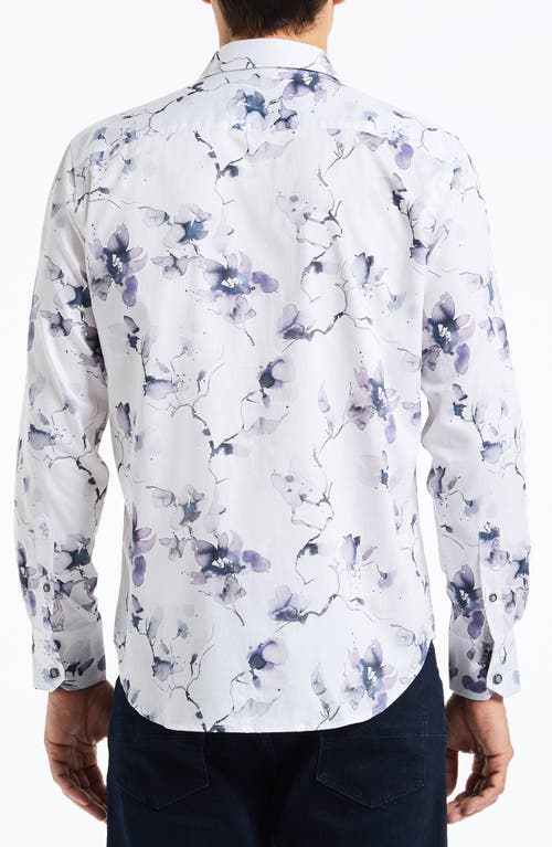 Robert Graham Dornan Long Sleeve Button-up Shirt In White