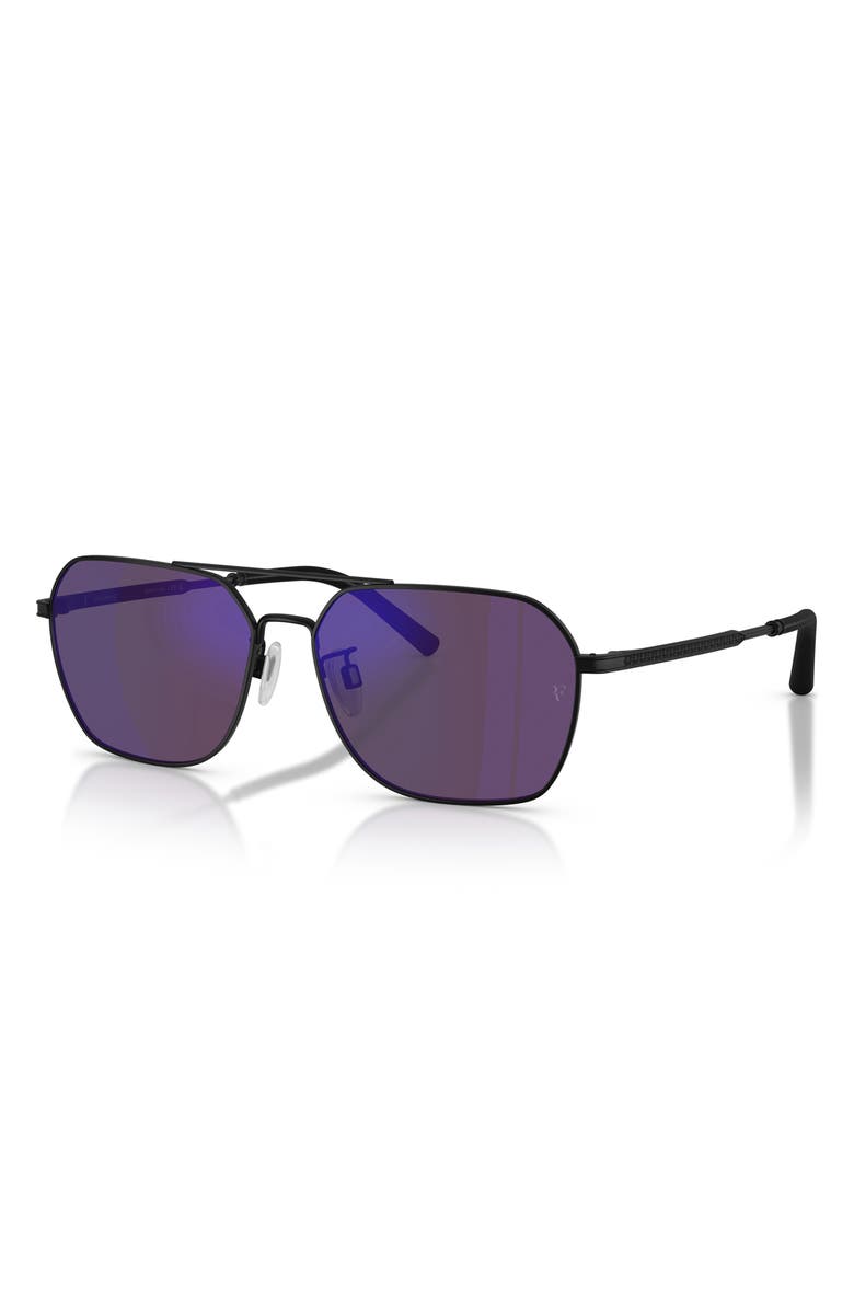 Oliver Peoples 58mm Roger Federer R-17 Irregular Sunglasses, Alternate, color, 