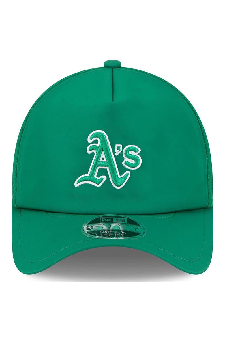 Men's New Era Kelly Green Athletics 2026 Batting Practice Alternate Apex 9FORTY Adjustable Hat, Alternate, color, Kelly Green