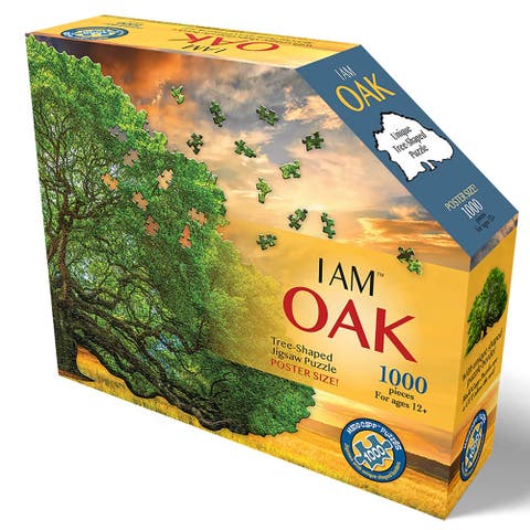 I Am Oak 1000 Piece Tree Shaped Jigsaw Puzzle
