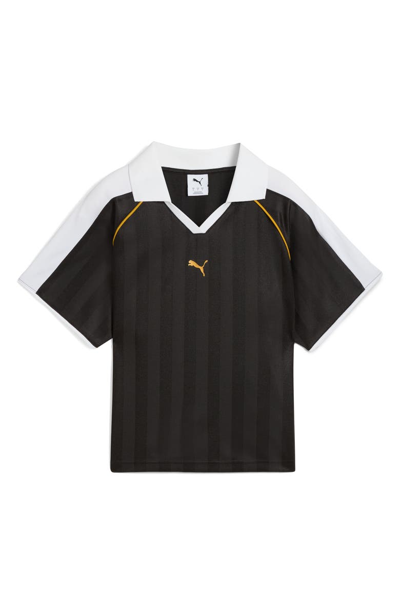 PUMA T7 Relaxed Jersey, Alternate, color, Puma Black