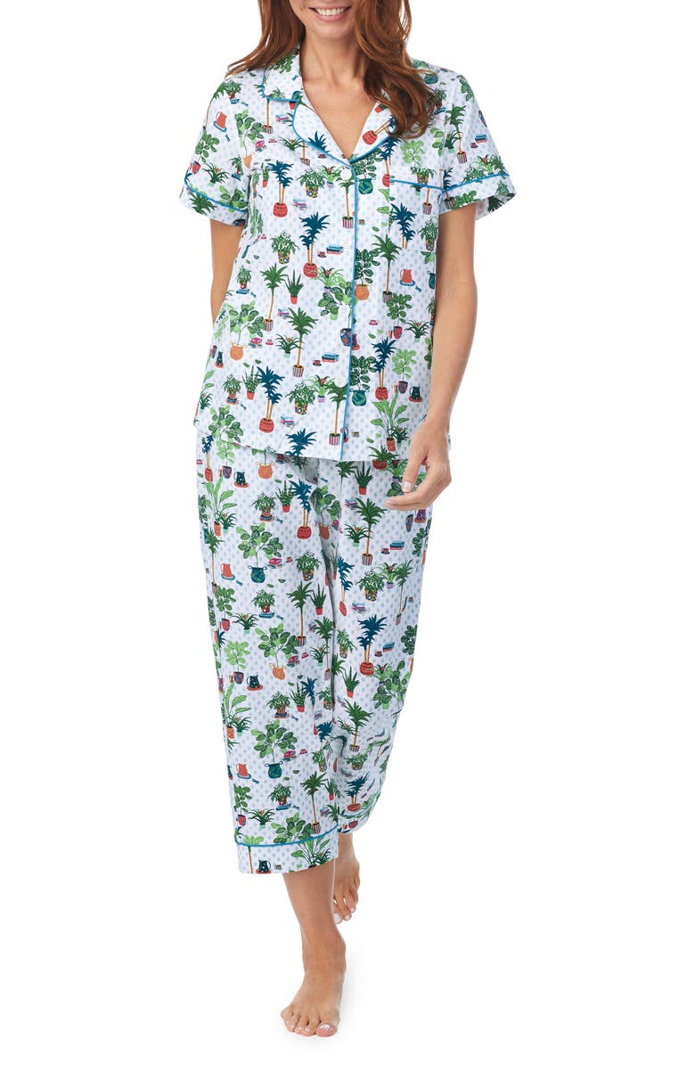 BedHead Pajamas Classic Crop Pajamas, Main, color, 