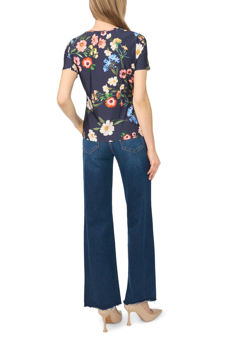 Wilda Floral Graphic Tee, Alternate, color, INDIGO NIGHT