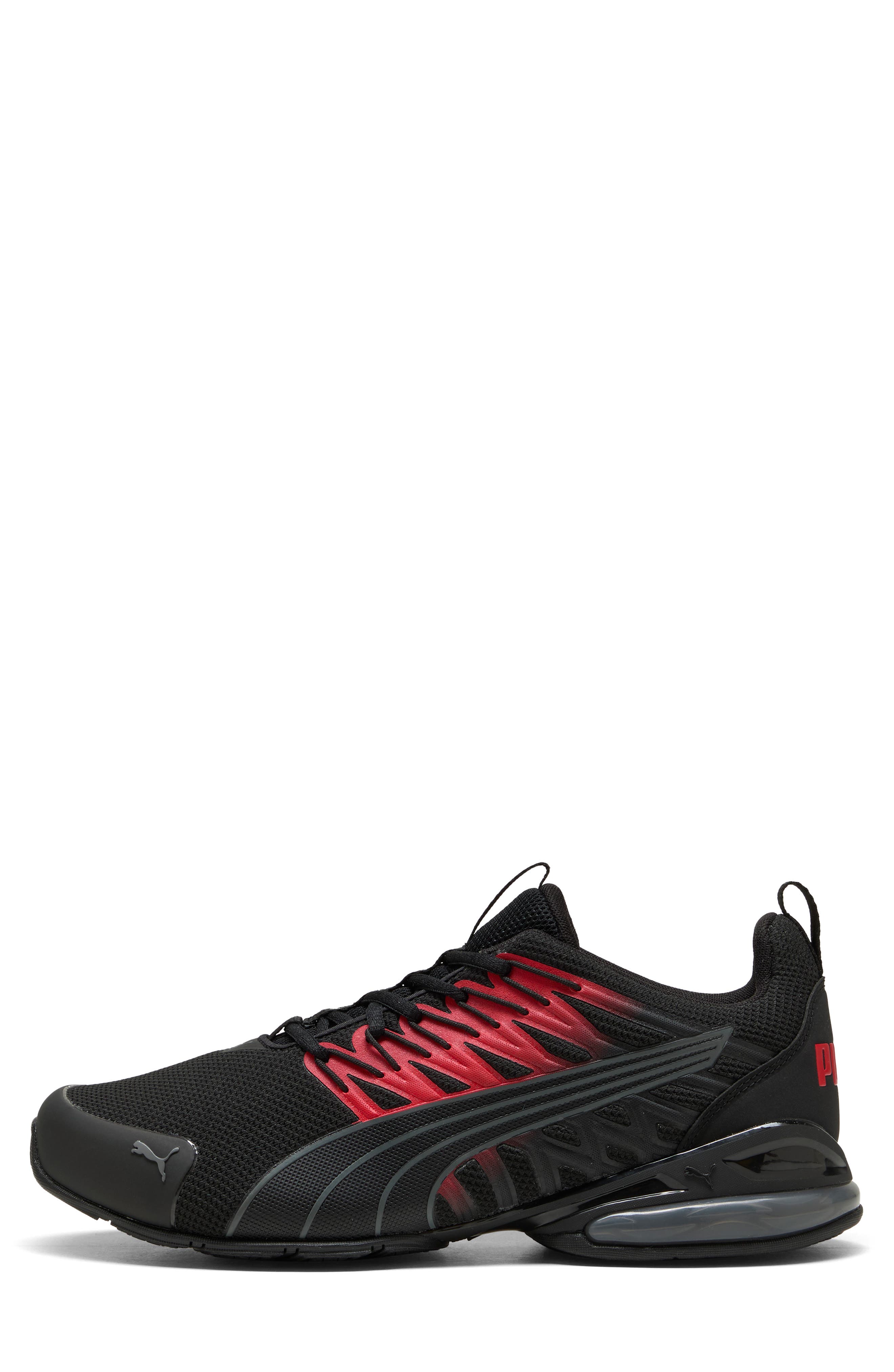 PUMA Voltaic Eco Sneaker, Alternate, color, Puma Black/ Dark Gray/ Red