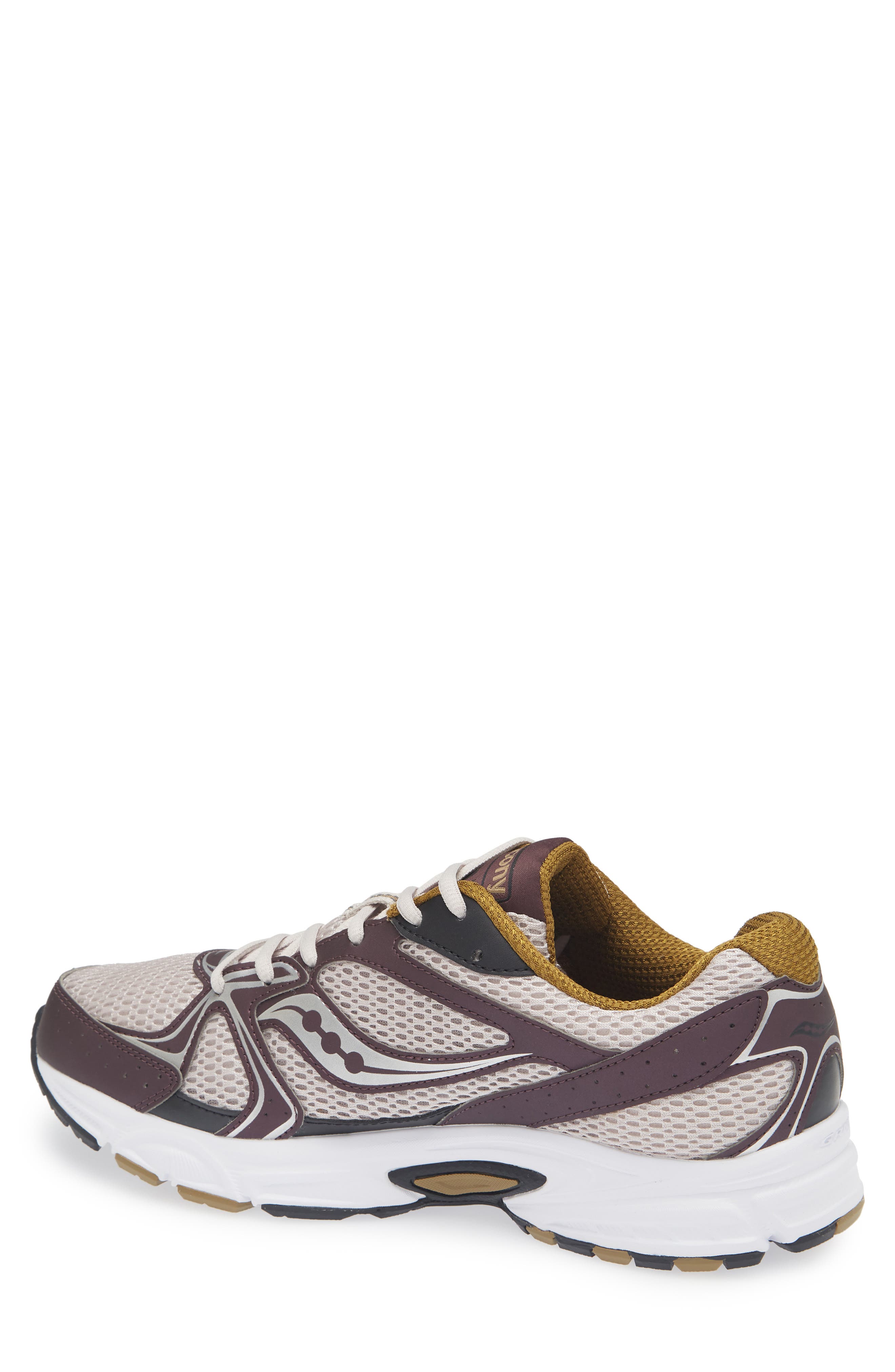 Saucony Gender Inclusive Ride Millennium Sneaker, Alternate, color, Grey/ Wine
