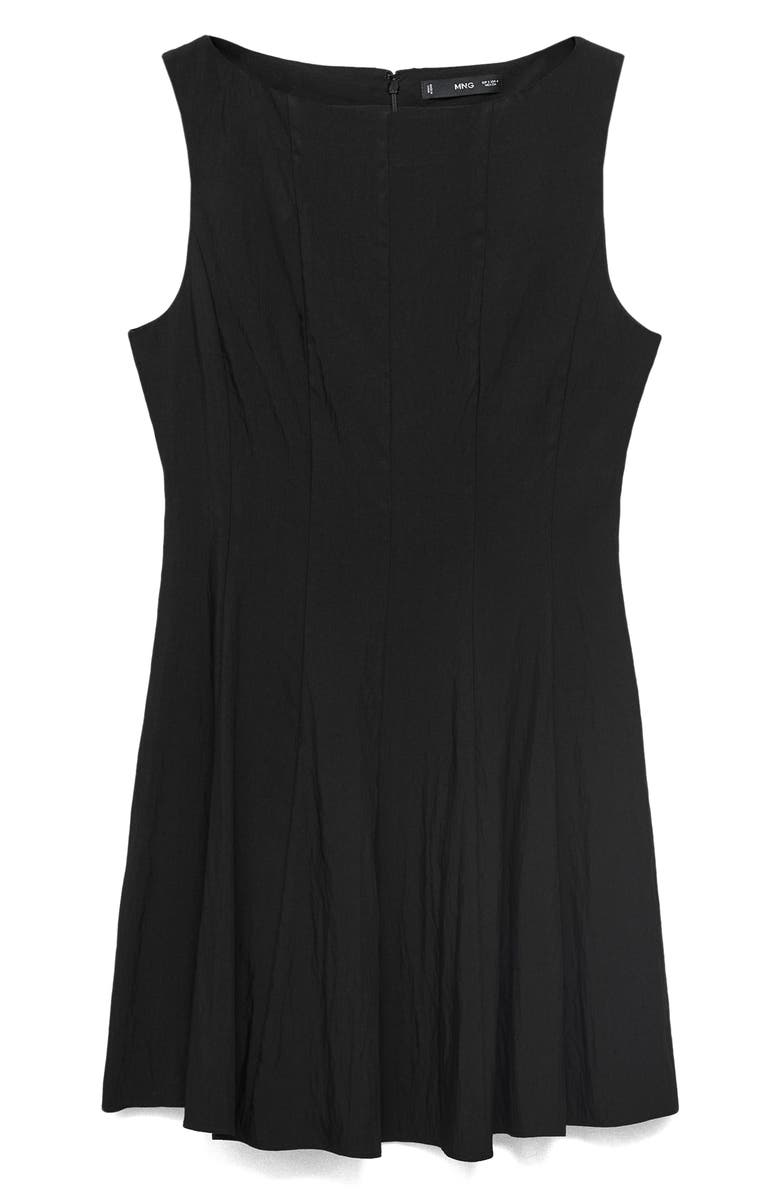 MANGO Sleeveless Minidress, Main, color, Black