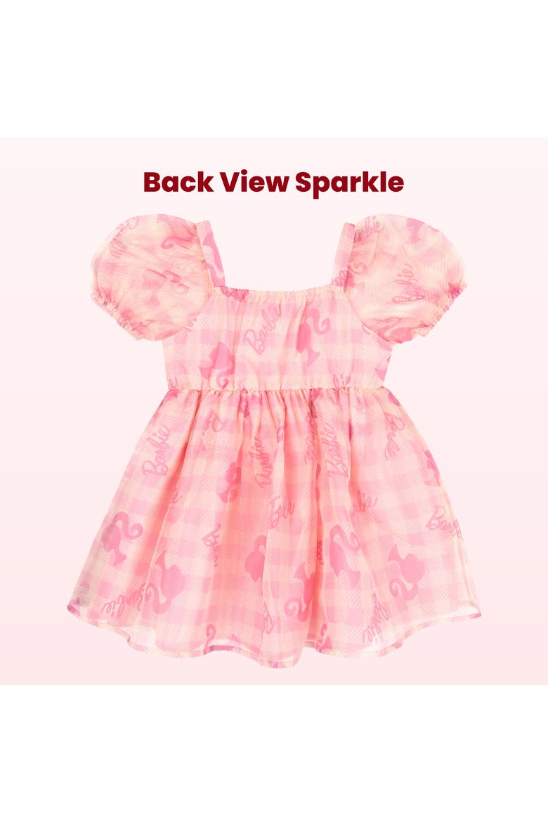 Short Sleeve Flare Dress, Alternate, color, Barbie Pink