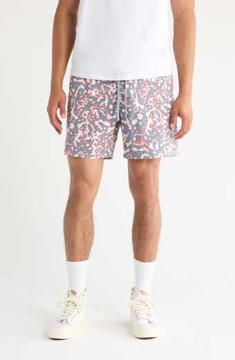 Ashford Abstract Print Stretch Cotton Shorts