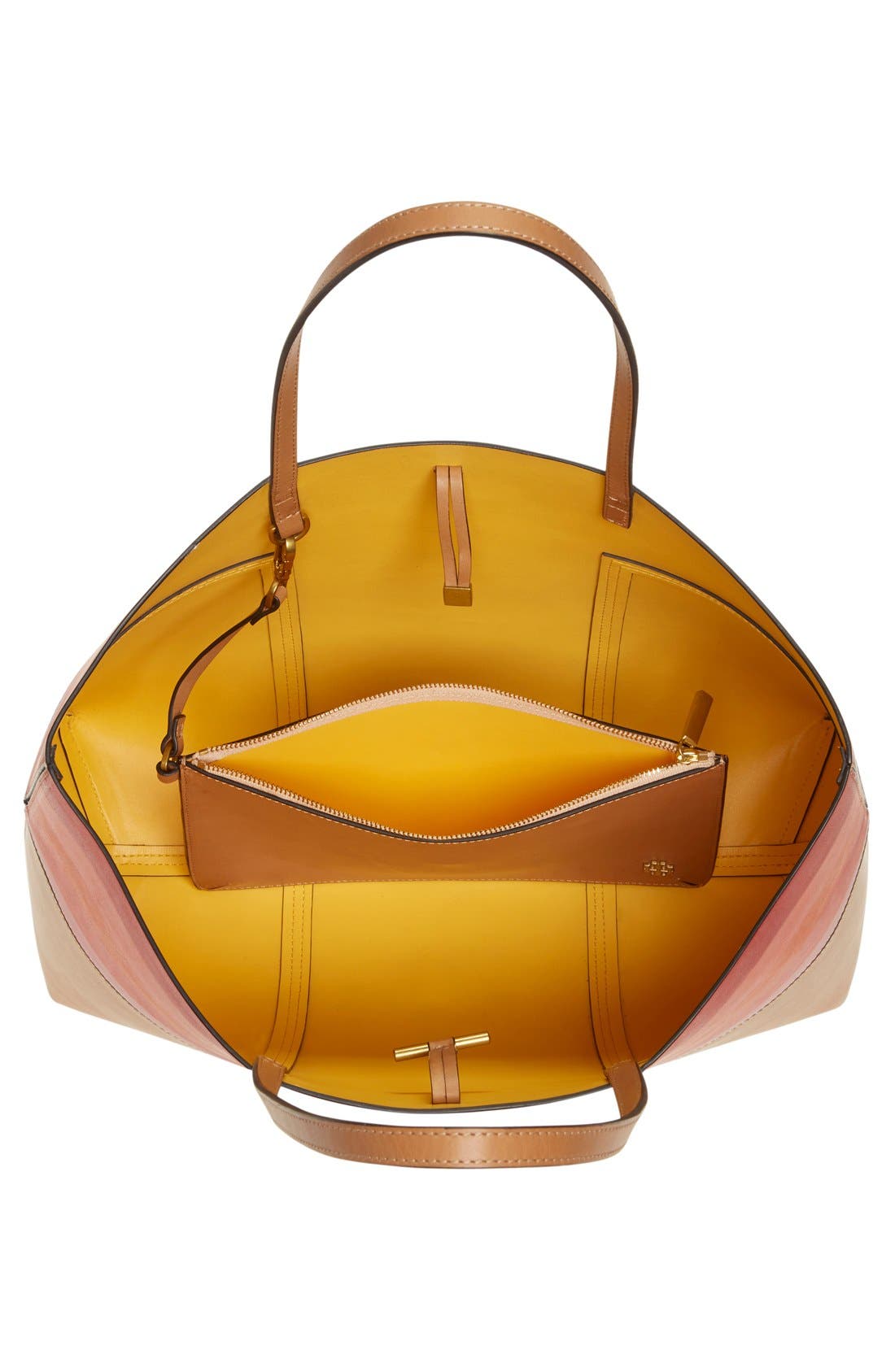 'Block T - Dégradé' Tote, Alternate, color, VACHETTA MULTI