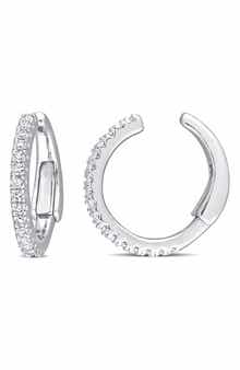 DELMAR Diamond Hoop Earrings - 0.17ct.