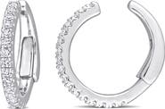 DELMAR Diamond Hoop Earrings - 0.17ct.